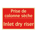 Prise de colonne sèche - Inlet dry riser