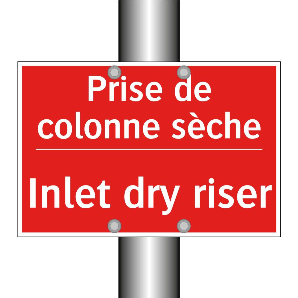 Prise de colonne sèche - Inlet dry riser
