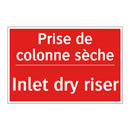 Prise de colonne sèche - Inlet dry riser