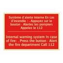 Système d'alerte interne En cas /.../ - Internal warning system In case /.../