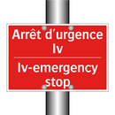 Arrêt d'urgence Iv - Iv-emergency stop