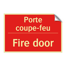 Porte coupe-feu - Fire door