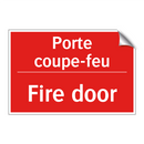Porte coupe-feu - Fire door
