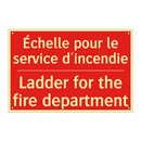 Échelle pour le service d'incendie /.../ - Ladder for the fire department