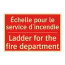 Échelle pour le service d'incendie /.../ - Ladder for the fire department