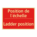 Position de l'échelle - Ladder position