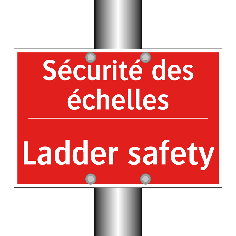Sécurité des échelles - Ladder safety