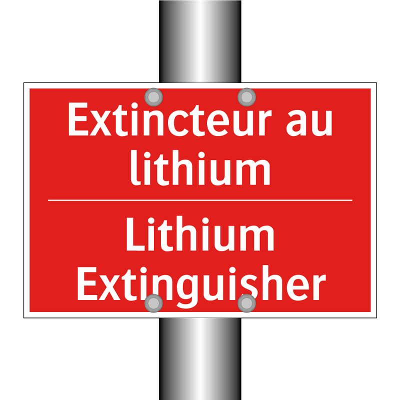 Extincteur au lithium - Lithium Extinguisher