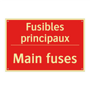 Fusibles principaux - Main fuses