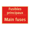 Fusibles principaux - Main fuses