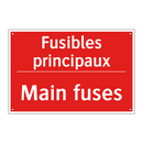 Fusibles principaux - Main fuses