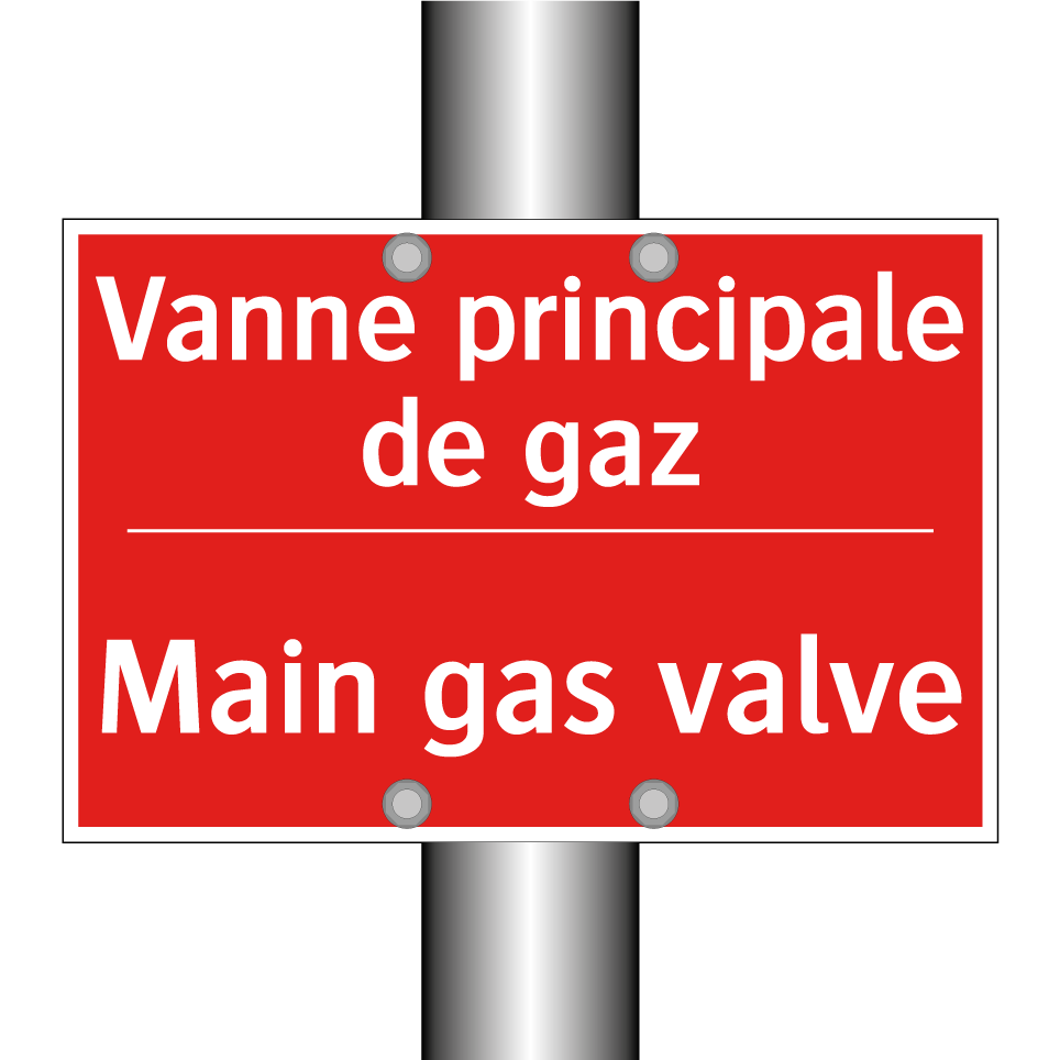 Vanne principale de gaz - Main gas valve