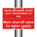 Vanne principale d'arrêt pour /.../ - Main shut-off valve for water /.../
