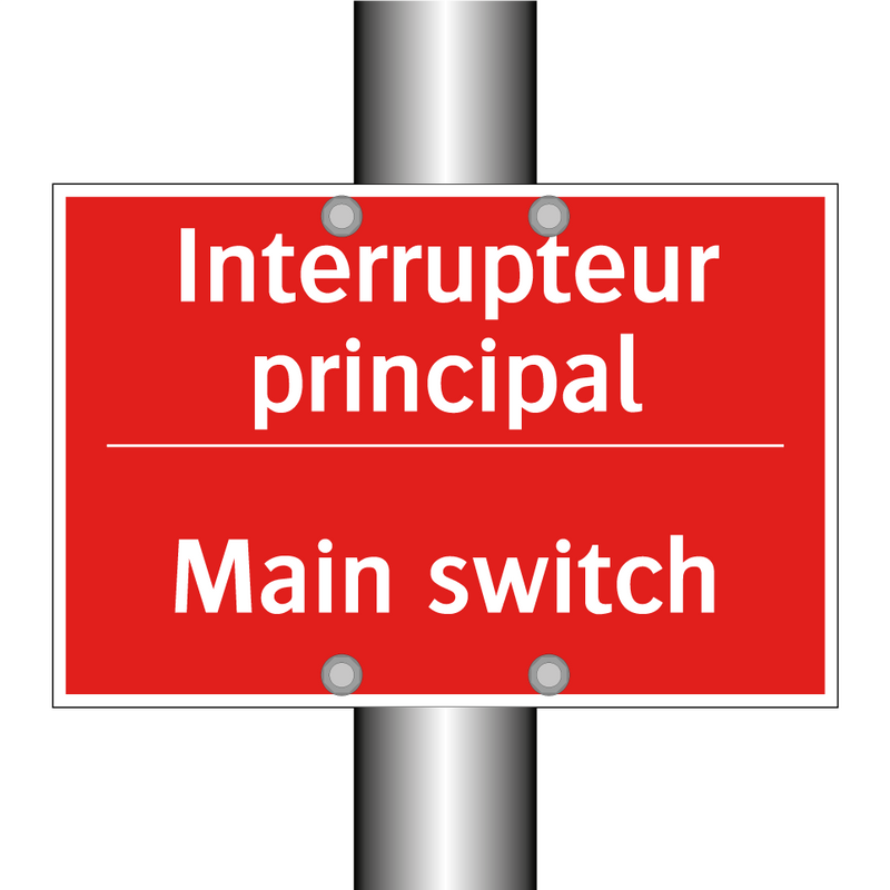 Interrupteur principal - Main switch