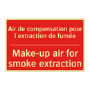Air de compensation pour l'extraction /.../ - Make-up air for smoke extraction /.../