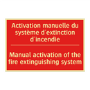 Activation manuelle du système /.../ - Manual activation of the fire /.../