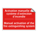 Activation manuelle du système /.../ - Manual activation of the fire /.../