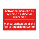 Activation manuelle du système /.../ - Manual activation of the fire /.../