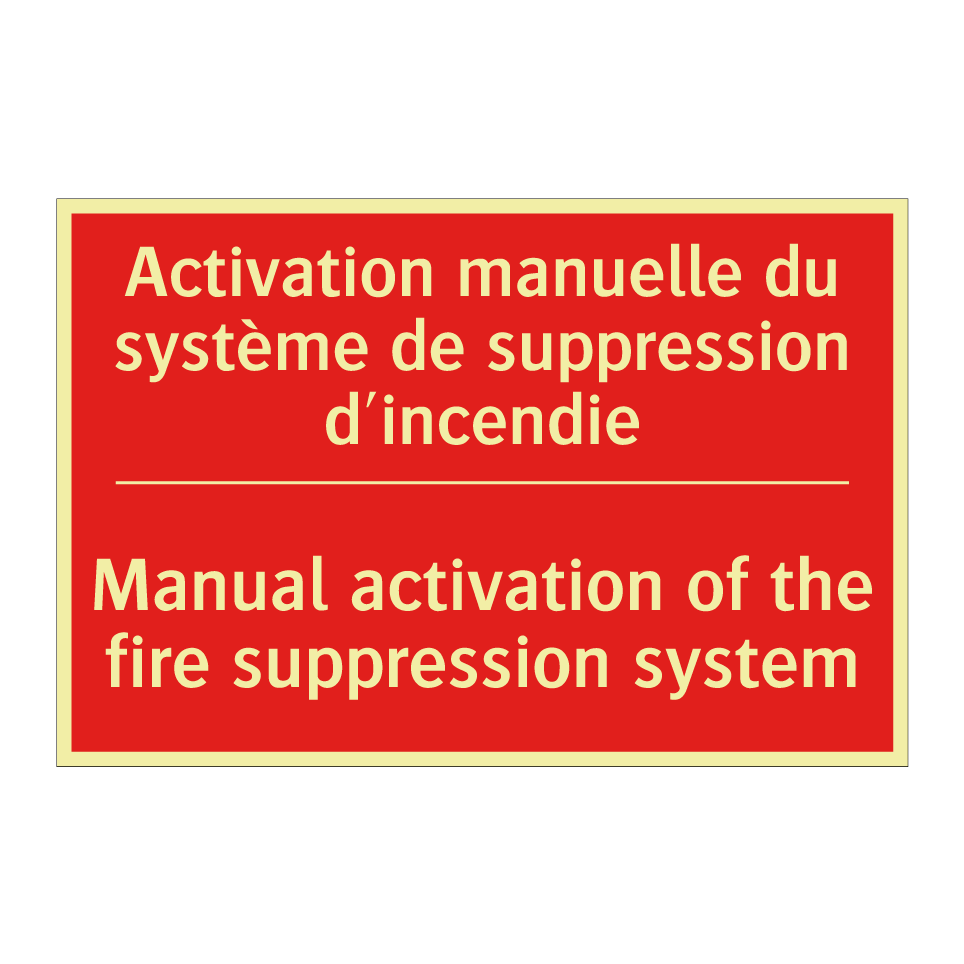 Activation manuelle du système /.../ - Manual activation of the fire /.../