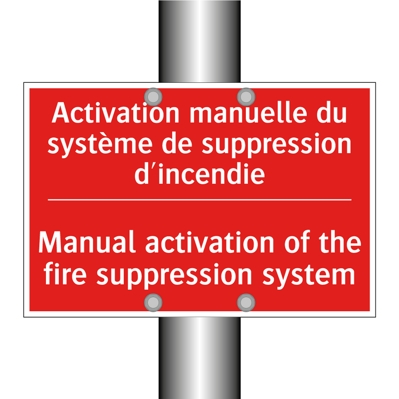 Activation manuelle du système /.../ - Manual activation of the fire /.../