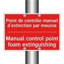 Point de contrôle manuel d'extinction /.../ - Manual control point foam extinguishing /.../