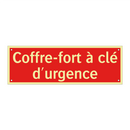 Coffre-fort à clé d'urgence