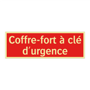 Coffre-fort à clé d'urgence