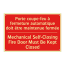 Porte coupe-feu à fermeture automatique /.../ - Mechanical Self-Closing Fire Door /.../