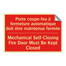 Porte coupe-feu à fermeture automatique /.../ - Mechanical Self-Closing Fire Door /.../