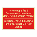 Porte coupe-feu à fermeture automatique /.../ - Mechanical Self-Closing Fire Door /.../