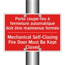 Porte coupe-feu à fermeture automatique /.../ - Mechanical Self-Closing Fire Door /.../