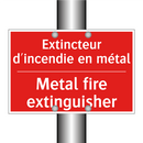 Extincteur d'incendie en métal - Metal fire extinguisher