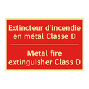 Extincteur d'incendie en métal /.../ - Metal fire extinguisher Class /.../