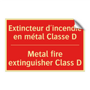 Extincteur d'incendie en métal /.../ - Metal fire extinguisher Class /.../