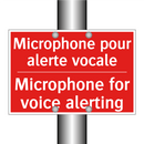 Microphone pour alerte vocale - Microphone for voice alerting