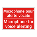 Microphone pour alerte vocale - Microphone for voice alerting