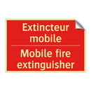 Extincteur mobile - Mobile fire extinguisher