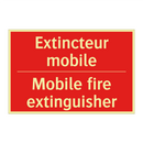 Extincteur mobile - Mobile fire extinguisher
