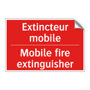 Extincteur mobile - Mobile fire extinguisher