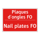 Plaques d'ongles FO - Nail plates FO