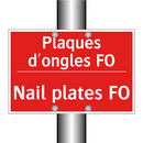 Plaques d'ongles FO - Nail plates FO