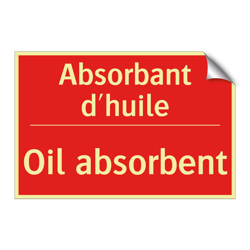Absorbant d'huile - Oil absorbent