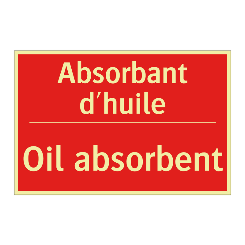 Absorbant d'huile - Oil absorbent