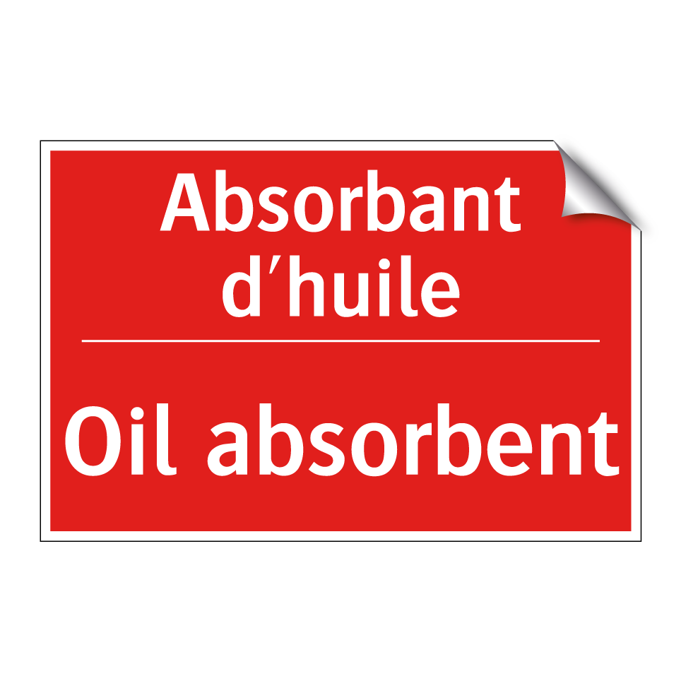 Absorbant d'huile - Oil absorbent