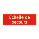 Échelle de secours