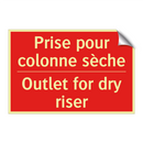 Prise pour colonne sèche - Outlet for dry riser