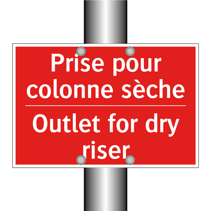 Prise pour colonne sèche - Outlet for dry riser