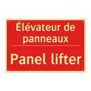 Élévateur de panneaux - Panel lifter