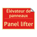 Élévateur de panneaux - Panel lifter