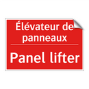 Élévateur de panneaux - Panel lifter